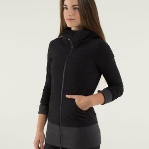 Lululemon Size 6 Live Simply Jacket II Black / Heathered Black